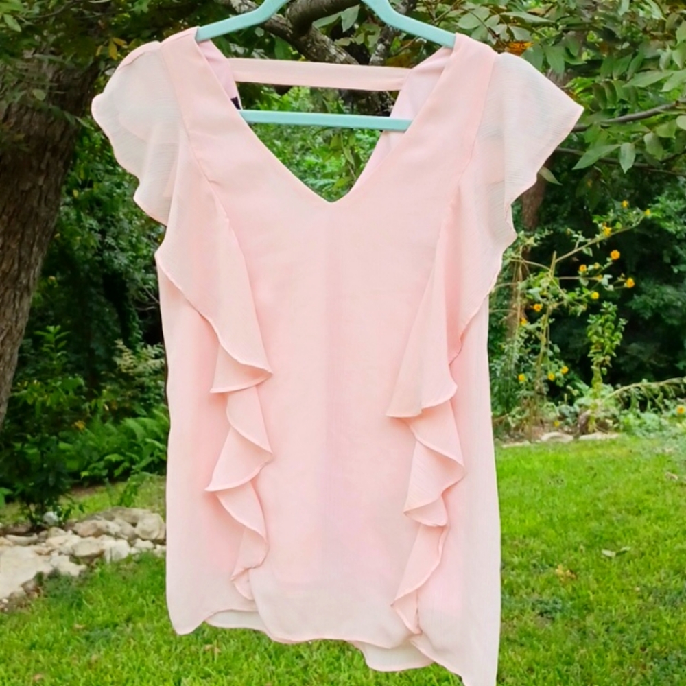 I.N. San Francisco Soft Pink Blouse